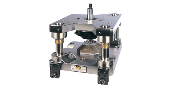 0.5kg. Automatic pre curl edge rectangular lid die with  24 mm. hole in one operation, suitable for automatic press.